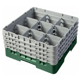 Cambro 9S800119 Camrack® Glass Rack With (4) Soft Gray Extenders Full Size