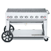 Crown Verity CV-MCB-48-SI50/100 Mobile Outdoor Charbroiler LP Gas 46" X 21" Grill Area