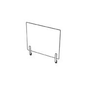BauscherHepp VE-66047 Venta® Sneeze Guard Vertical Protection Shield Made Of Acrylic Glass (transparent)