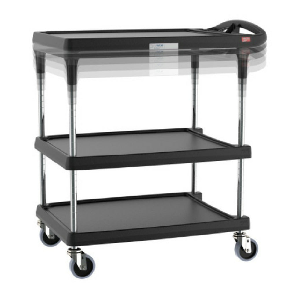 Metro MY2030-34BL-PL MyCart® Plus Series Utility Cart (3) Shelves