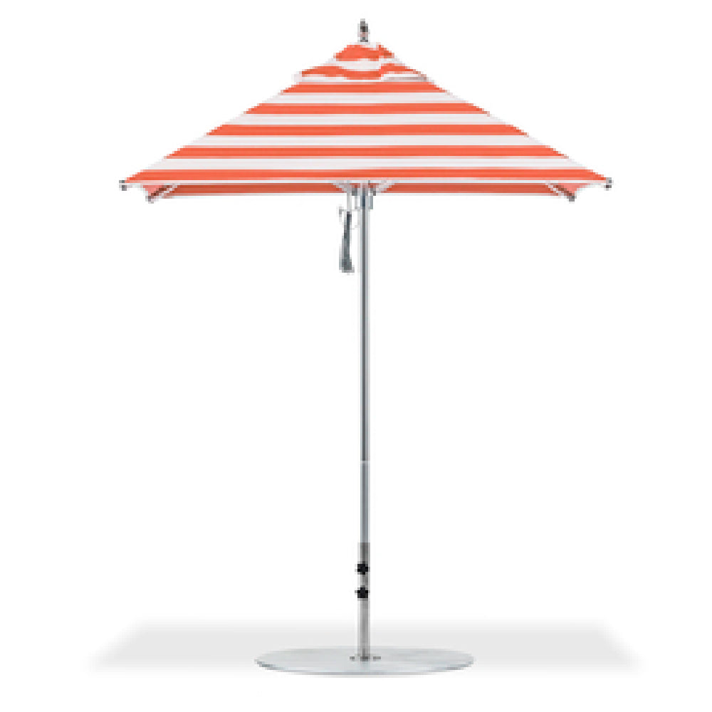 Plantation Prestige Commercial Furniture 9116-01 GRA Geneva Market Umbrella 7-1/2" Ft. Square Top