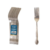 CAC China 2203-05 Elizabeth Dinner Fork 7 1/4" 18/0 Stainlesss Steel Frost Finish