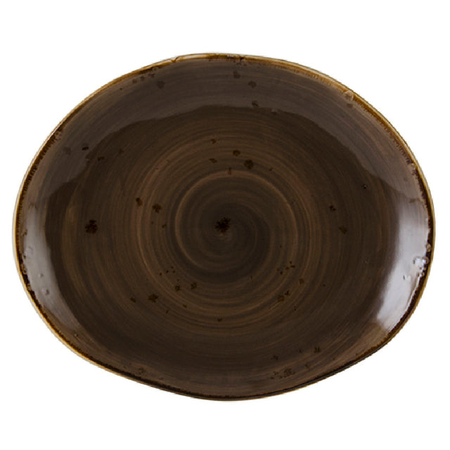 Tuxton GGM-023 Platter 13-1/4" X 11" Free Form