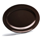 Elite Global Solutions D1014OV-AUB Platter 14-1/2"L X 10-1/2"W X 1"H Oval