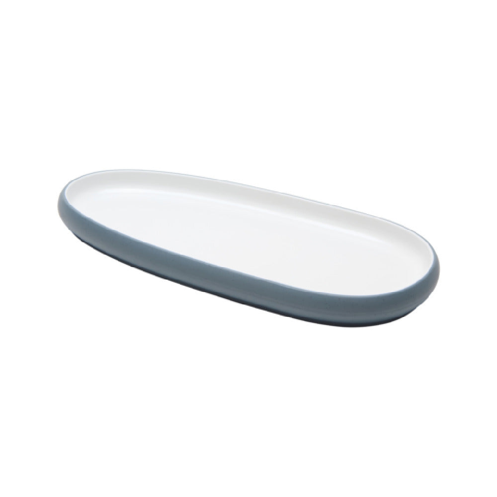 GET 21380-TOH/BL - Cheforward Hatch Platter, 11.6"L X 5.6"W X 1"H, Oblong