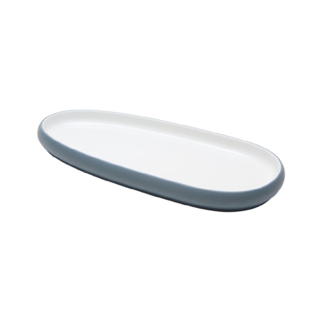 GET 21380-TOH/BL - Cheforward Hatch Platter, 11.6"L X 5.6"W X 1"H, Oblong