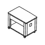 Piper Products 2STSL - Elite Serving Counter, Utility Unit, 50"L X 36"H X 19"W