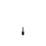 Hospitality Brands HB94089-006 Hospitality Brands Silicone Top Chrome Pourer (6 Each Per Case)