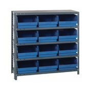 Quantum 1239-209_YELLOW - Shelving Unit, 12"D X 36"L X 39"H, Heavy Duty