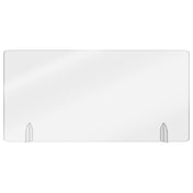 Aarco FPT2448PC Freestanding Protection Shield 24" X 48" 1/4" Thick Heavy-duty