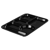 Carlisle 61403 Carlisle Compartment Tray 13-7/8"L X 9-7/8"W Left-handed