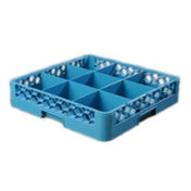 Carlisle RG914 Carlisle OptiClean™ Dishwasher Glass Rack 9-compartments (5-13/16" X 5-13/16")
