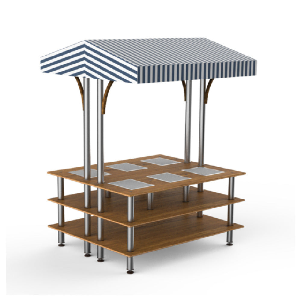 Steelite MGCMLD15BSWF - Square Market Warming Station, 71.0" X 67.0" X 95.5", Modular