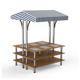 Steelite MGCMLD15BSWF - Square Market Warming Station, 71.0" X 67.0" X 95.5", Modular