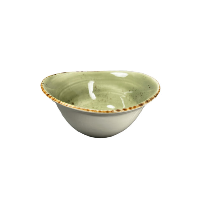 Vertex China LTJ-B60 Flare Bowl 6-1/4”W X 5-1/2”D X 2-3/4” Hand Painted