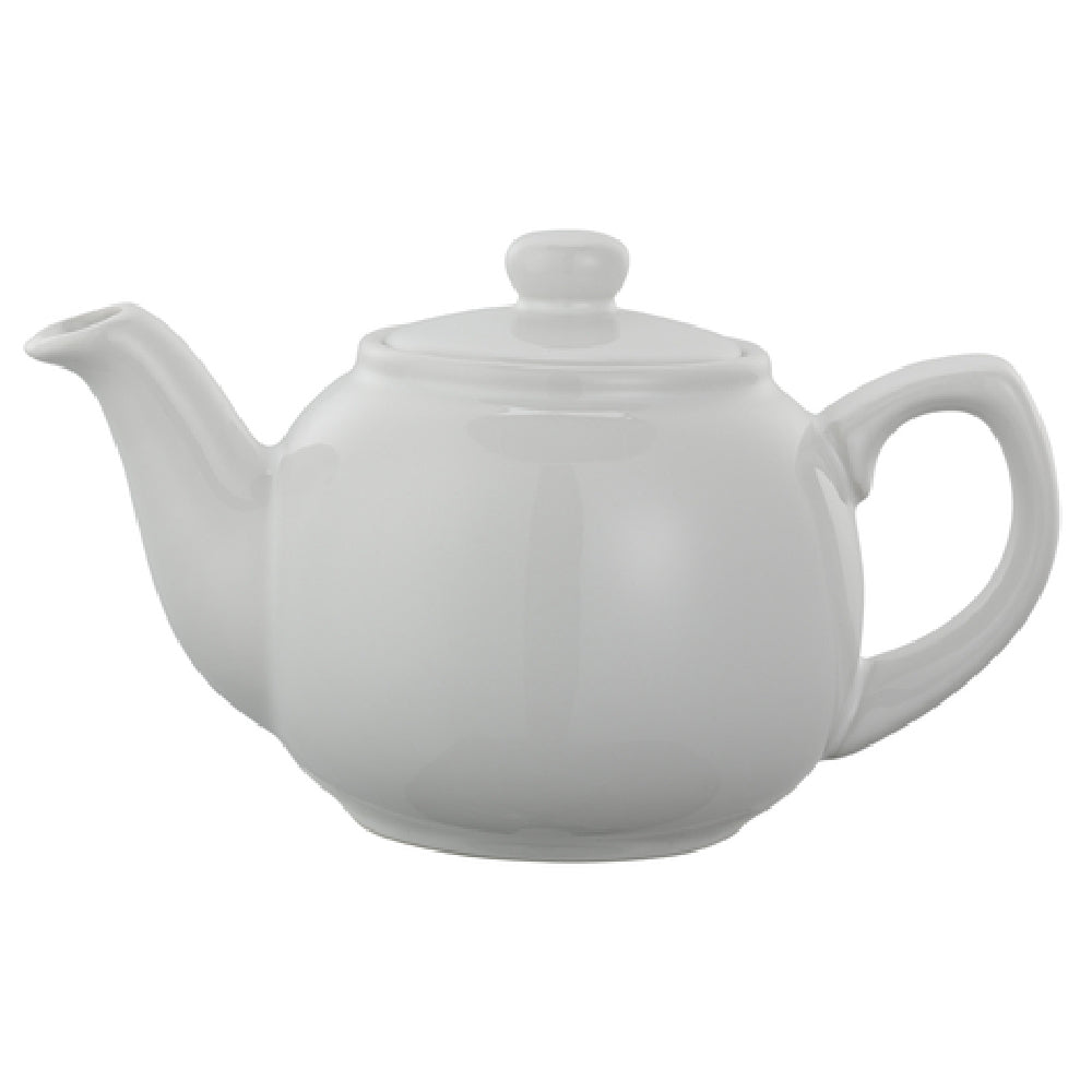 Service Ideas TPCE16WH English Teapot 0.47 Liter (16 Oz.) 4-1/2" X 7-1/4" X 4-1/4"