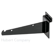 Hubert 19144 - Slatwall Shelf Bracket, 6", Black