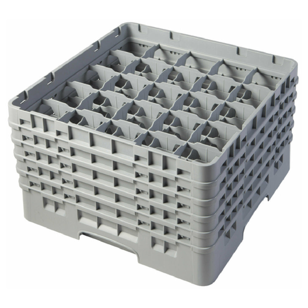 Cambro 25S958151 Camrack® Glass Rack With (5) Soft Gray Extenders Full Size