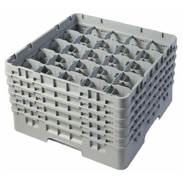 Cambro 25S958151 Camrack® Glass Rack With (5) Soft Gray Extenders Full Size