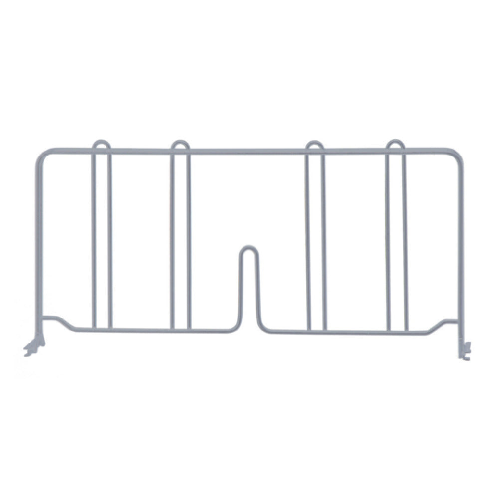 Quantum DIV18GY Wire Shelf Divider 18"D X 8"H Gray Epoxy Antimicrobial Finish