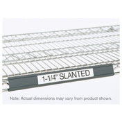 Metro 9990SL5 Quick Ship Super Erecta® Slanted Label Holder 55" X 1-1/4" Gray