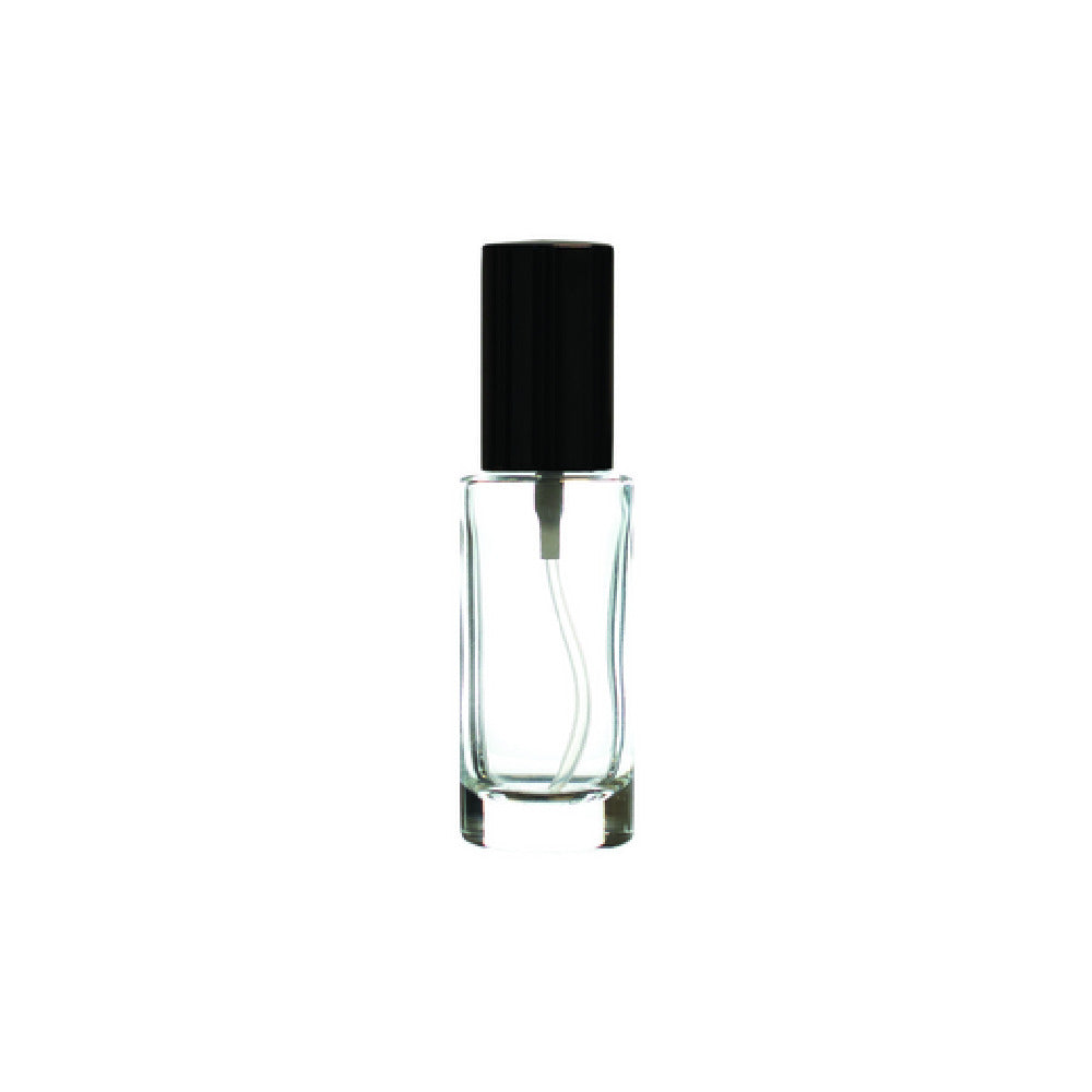 Hospitality Brands HGBCY25B-001 - Legend Glassware - Jinx Round Bottle, 1 Oz., 1.5" Dia. X 4.25"H