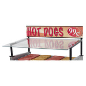 Star 45SG-G Grill-Max® Hot Dog Roller Grill Sneeze Guard For 24" X 28" Grills