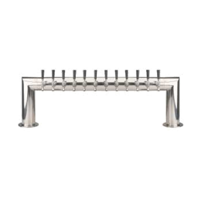 Micro Matic PT4A-12PSSKR Pass-Thru Draft Beer Tower Countertop 47"W X 14-1/4"H