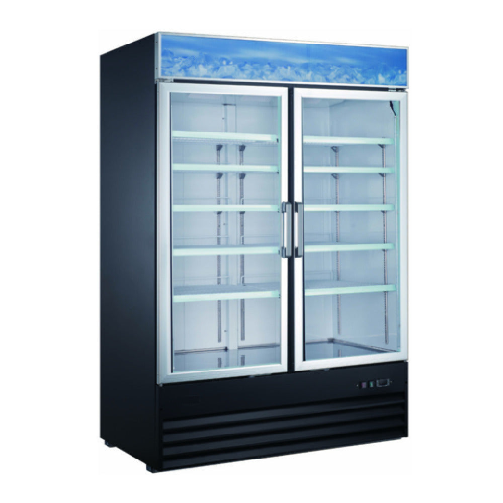 Admiral Craft USRFS-2D/54 U-STAR Refrigerated Merchandiser 2-section 53-1/4"W X 31-3/4"D X 79-1/4"H