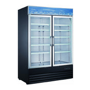 Admiral Craft USRFS-2D/54 U-STAR Refrigerated Merchandiser 2-section 53-1/4"W X 31-3/4"D X 79-1/4"H