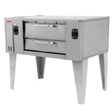 BakeMax BMBPD125 Pizza Stone Hearth Deck Oven Natural Or LP Gas 66.4"W X 48"D X 62"H