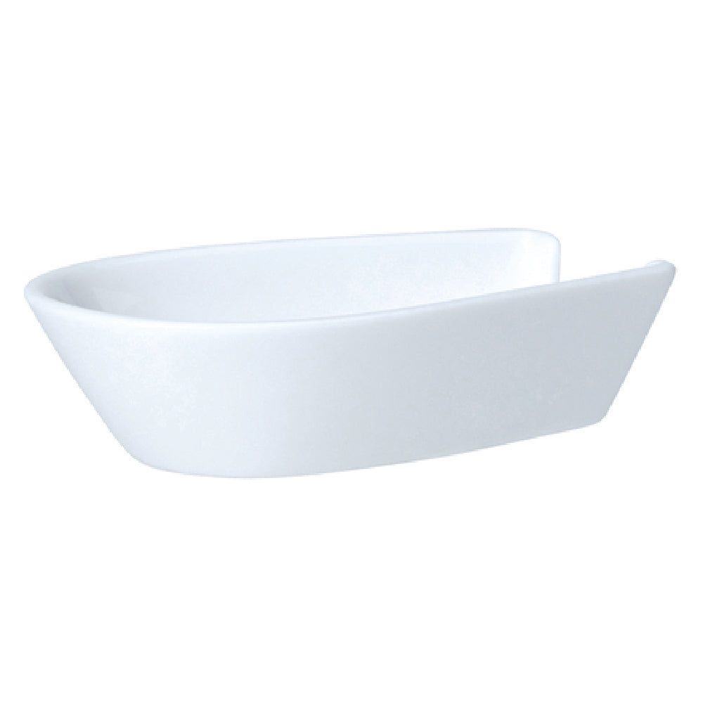 Steelite 82000AND0429 Oriental Spoon Rest 3.5" X 2.5" X 1.0" Whiteware