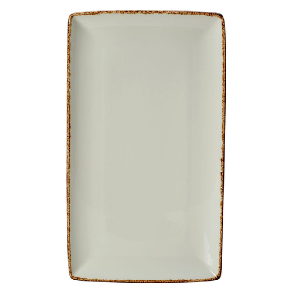 Steelite 17140556 Taste Rectangle Tray 13.0" X 7.5" X 0.75" Dapple
