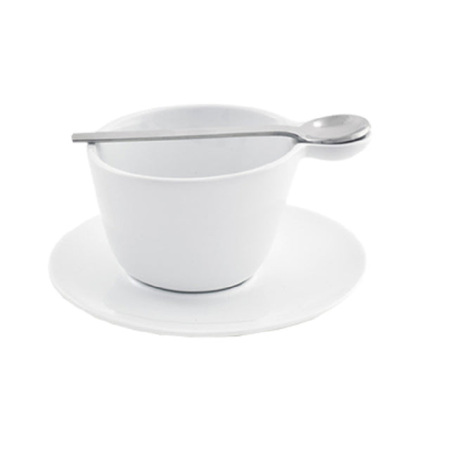FOH DCS038WHP23 Harmony™ Saucer 4-1/2" X 1/4" Raised Edge