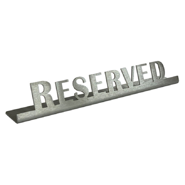 Service Ideas 1C-BF-RESERVED-SIGN Beverage ID Sign "Reserved" 1"H X 6-1/2"W