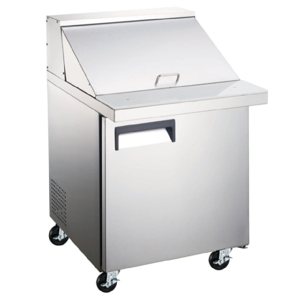 Admiral Craft GRSLM-1D Grista Refrigerated Mega Top Salad/Sandwich Prep Table 1-section