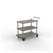 Steelite MGCRNX12GSXX Service Cart 42-1/2"L X 24"W X 36-1/2"H Mixed Materials
