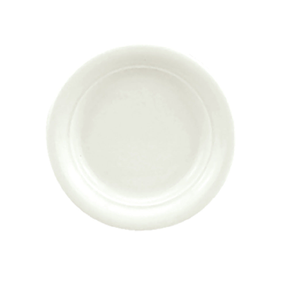 Libbey 9195710 (Formerly Syracuse China) Micro Plate 4" Dia. 1-7/8" Dia. Foot