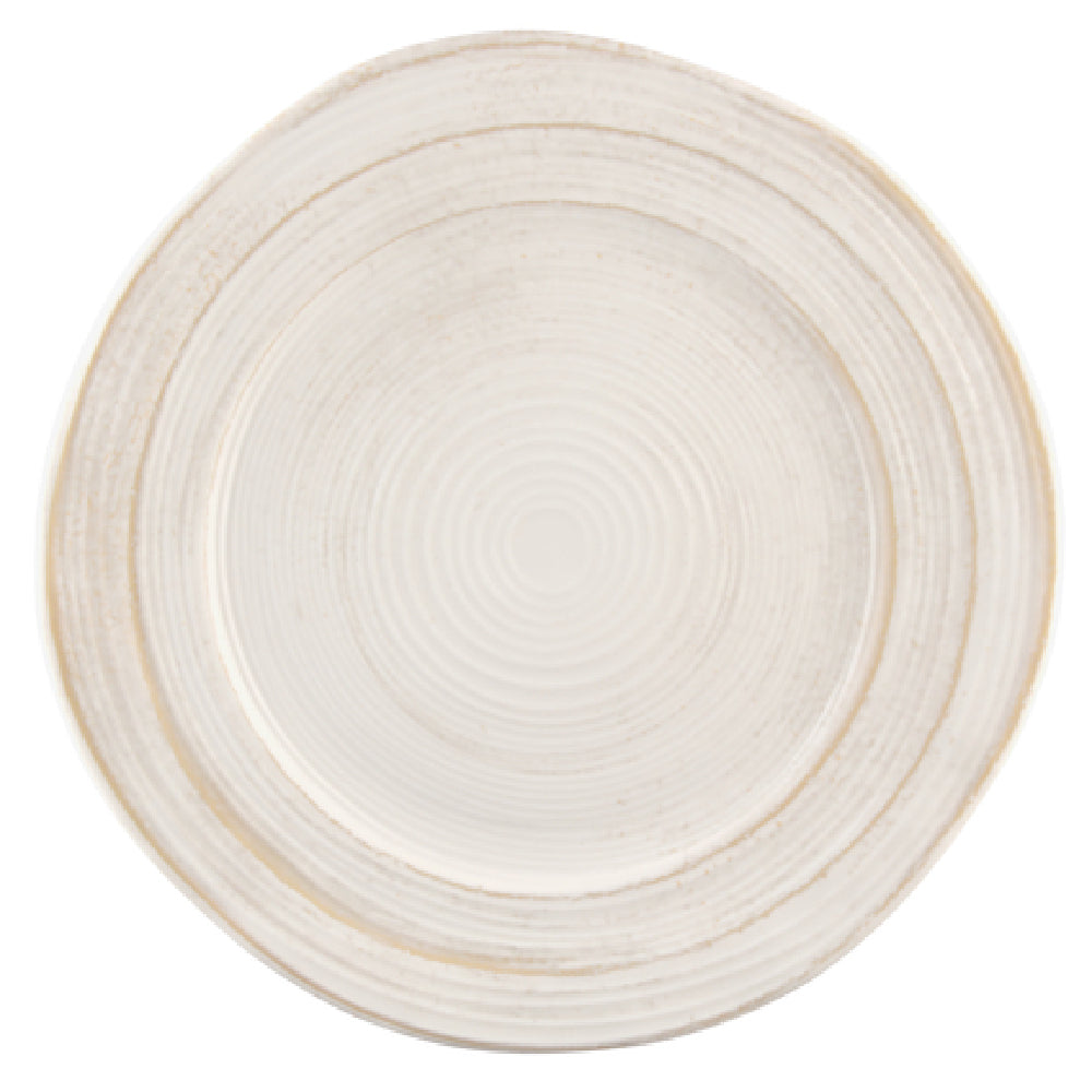 Elite Global Solutions D1134ST-OWD Plate 11-3/4" Dia. X 1"H Irregular Round