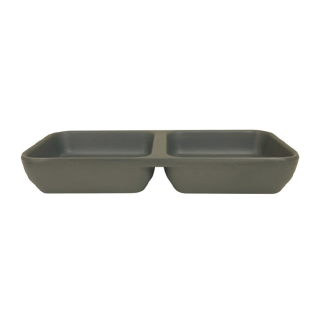 Thunder Group 19002SG Sauce Dish 2-compartment 4 Oz.