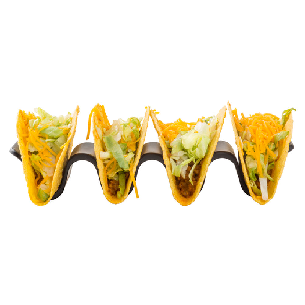 TableCraft Products 10279BK - Taco Taxi, 9-3/8" X 2-1/4" X 1-5/8", Holds 3-4