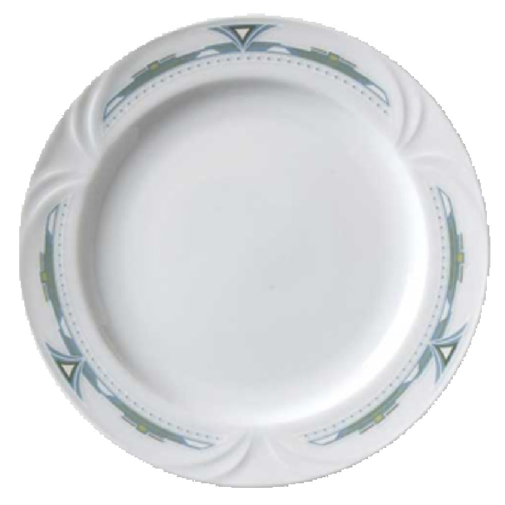 Vertex China PA-6-OE Plate 6-1/2" Dia. Round