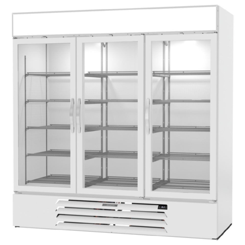 Beverage Air MMR72HC-1-W MarketMax™ Refrigerated Merchandiser Reach-in Three-section