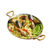 Bon Chef 5100TANGREVISION Paella Dish 2 Qt. 20 Oz. 12" X 15-1/2" X 2" H