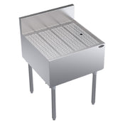 Krowne KR24-GS24 Royal Series Underbar Drainboard Free Standing 24"W X 24"D