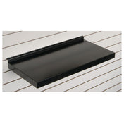 Hubert 76809 - Slatwall Shelf, 24"W X 12"D X 1-1/2"H, Metal