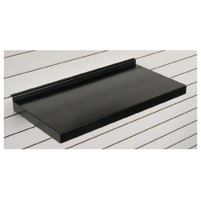 Hubert 76809 - Slatwall Shelf, 24"W X 12"D X 1-1/2"H, Metal