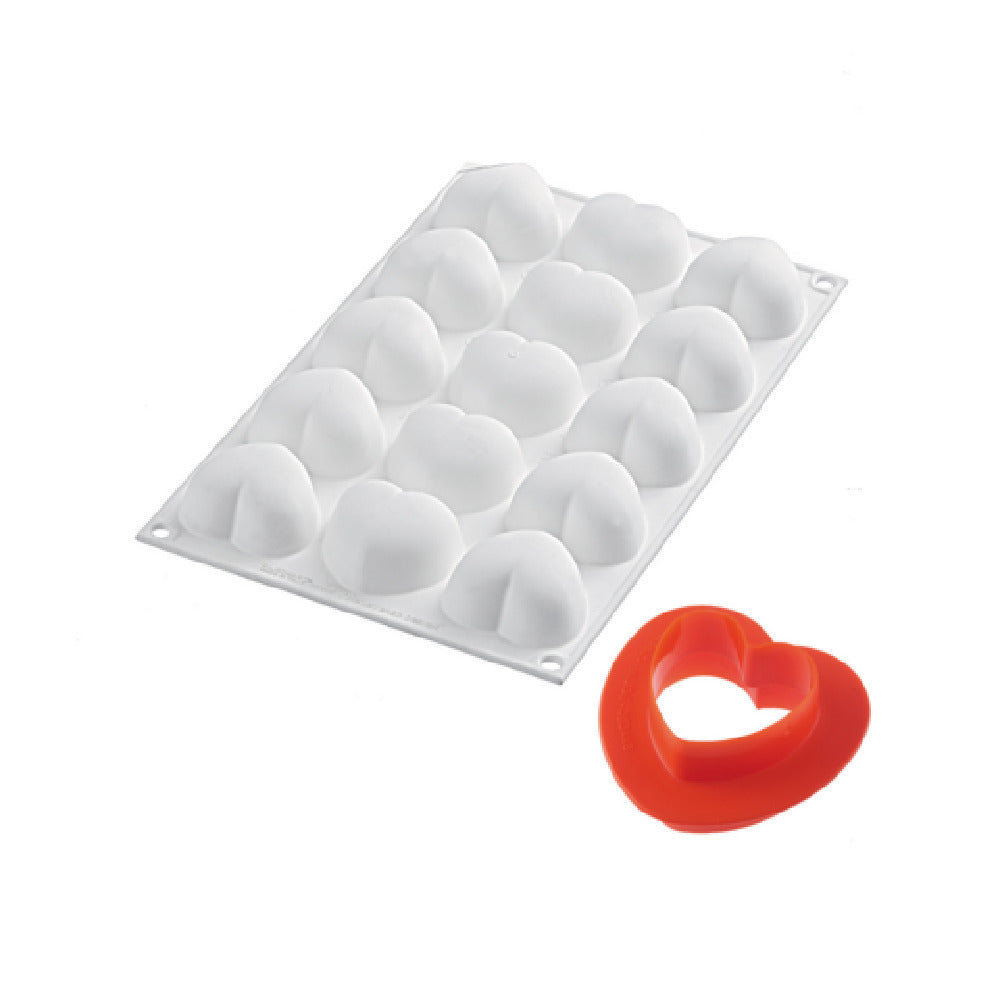 Louis Tellier CURVE CUPIDO30 CurveFlex Baking Mold & Cutter Dishwasher Safe Freezer Safe