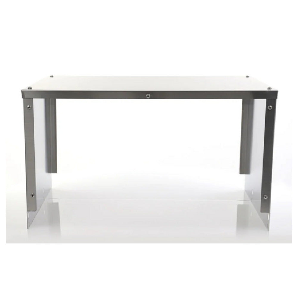 BevLes Company BVSG-12-3 Sneezeguard 12"W For (3) Well Steam Table