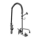 T&S Brass B-0133-12ACBJST Pre-Rinse Unit With Add-on Faucet Splash/wall Mount
